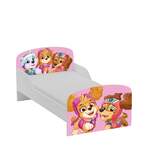 łóżko dziecięce z materacem 140/70 cm - psi patrol 9