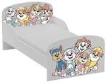 łóżko dziecięce  z materacem 140/70 cm - psi patrol 7