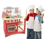 drewniana kuchnia red classic z akcesoriami