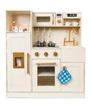 drewniana kuchnia dla dzieci z akcesoriami roma