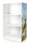 regał - biblioteczka oslo z nadrukiem dinozaurów