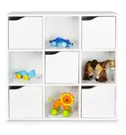 drewniany regał z 5 drzwiczkami kubico max