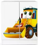 nowoczesna biała szafka roma "koparka"