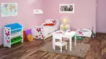 zestaw  6 mebli dla dzieci - wzór motyle