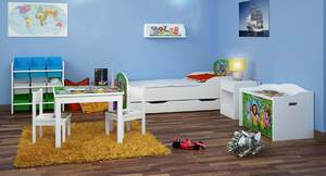 zestaw 5 mebli do pokoju dziecięcego - wzór zoo