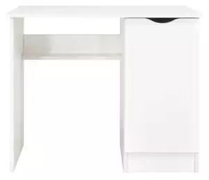 białe biurko  z szafką roma - własny projekt