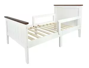 łóżko paris walnut 140/70 cm + barierki