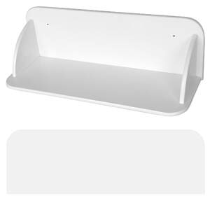 biała półka ścienna - własny projekt