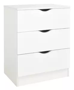 biała komoda z szufladami roma