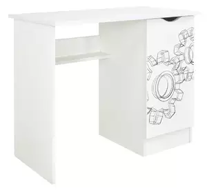 biurko  z szafką roma - "koła zębate"