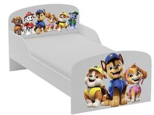 łóżko dziecięce  z materacem 140/70 cm - psi patrol 4