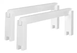 barierka ochronna 78 cm do łóżka - 2 sztuki