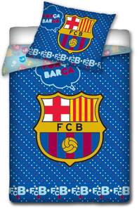 komplet pościeli niemowlęcej fc barcelona "baby" 100x135 cm