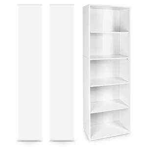 biały regał oslo /5 półek/ - własny projekt