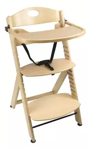 drewniane krzesełko do karmienia luna natura