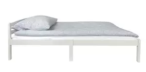 łóżko drewniane clasic białe 90/200 cm + materac