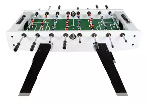 duży stół do gry w piłkarzyki  - white edition -  doskonały wybór do domu i biura!