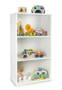 stylowy biały regał biblioteczka – oslo (3 półki)