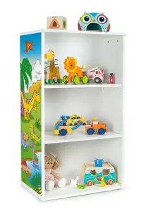 stylowy biały regał biblioteczka – oslo dino