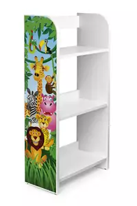 regał prosty z nadrukiem "zwierzaki"