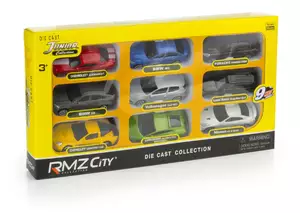 resoraki - kolekcja 9 sztuk sportowych samochodzików