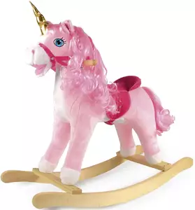 różowy jednorożec na biegunach julia