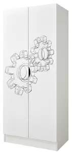 szafa roma z nadrukiem "koła zębate"