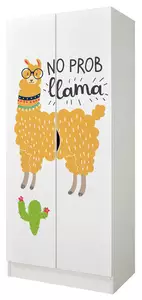 biała szafa roma  "no probllama"