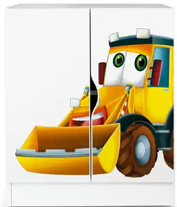 nowoczesna biała szafka roma "koparka"