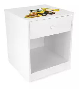 klasyczna szafka nocna "żółta koparka"