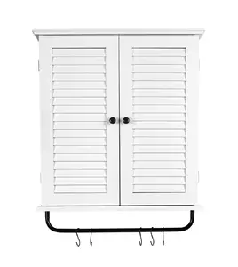 biała uniwersalna szafka meghan z wieszakiem
