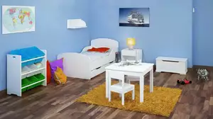 wielki zestaw białych mebli do pokoju dla dzieci white promocja