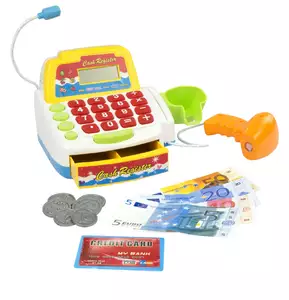 kasa sklepowa z kalkulatorem i mikrofonem