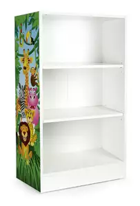 regał - biblioteczka oslo z nadrukiem zoo