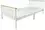 łóżko drewniane milano pine białe 90/200 cm + materac