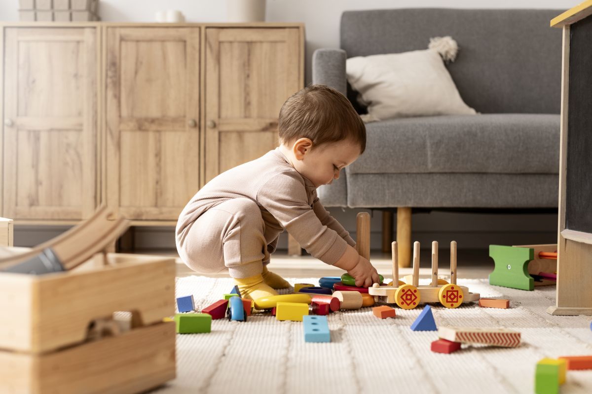 drewniane zabawki dla dzieci